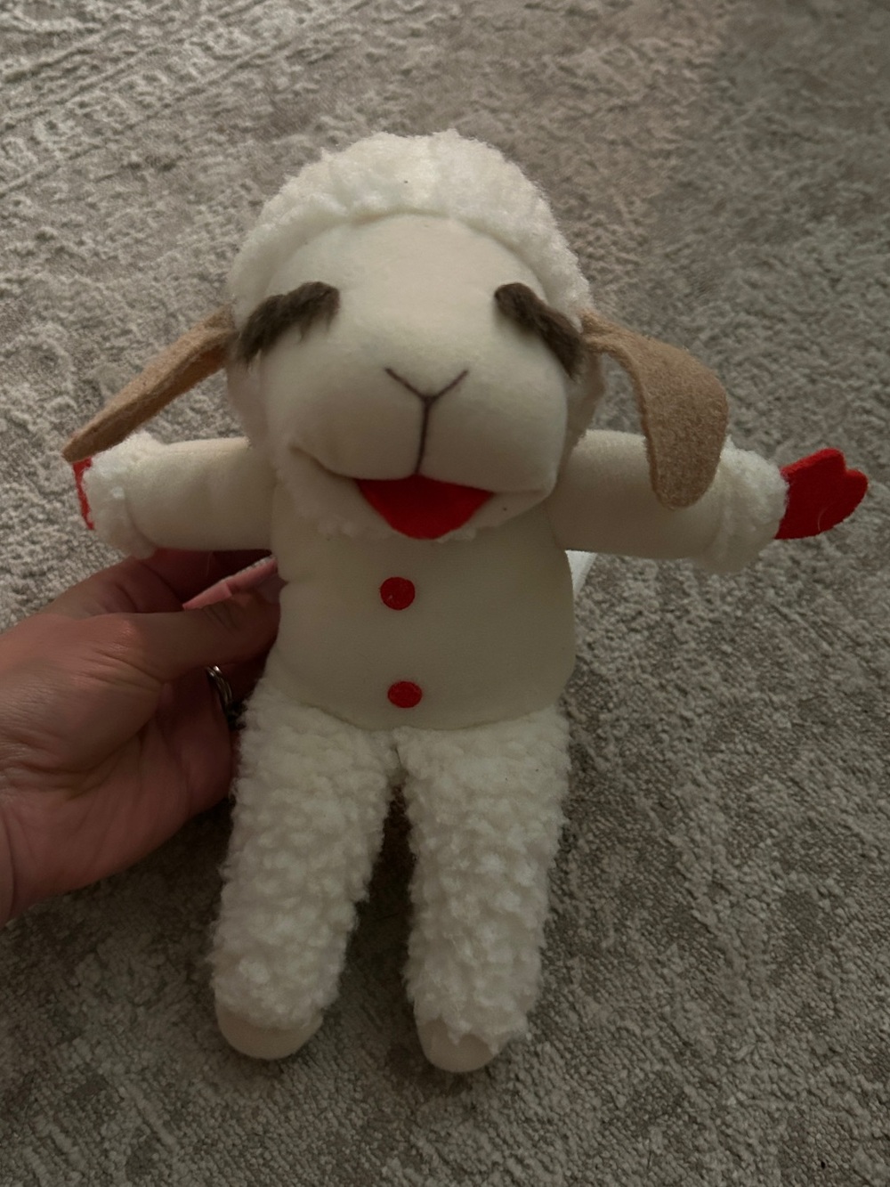 Vintage Lamb Chop Plush Toy